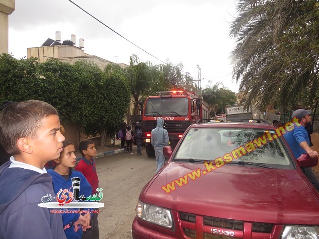  كفرقاسم : اندلاع حريق في شقة سكنية في الحي الغربي الجنوبي للبلدة والحمد لله دون اصابات 